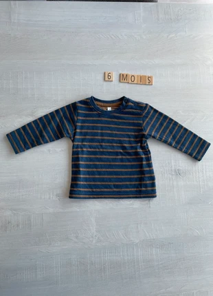 T shirt manches longues, marca: Zeeman, estado: Bueno, tamaño: 6-9 meses / 68 cm, 2,00 €, 2,80 € Protección al comprador incluida