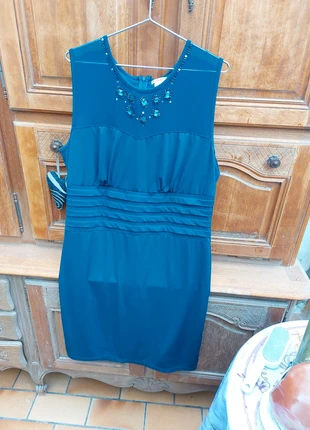 robe habillée Anne Weyburn bleu nuit 48 état neuf, marque: Anne Weyburn, état: Très bon état, taille: 4XL / 48 / 20, 25,00 €, 26,95 € Protection acheteurs incluse