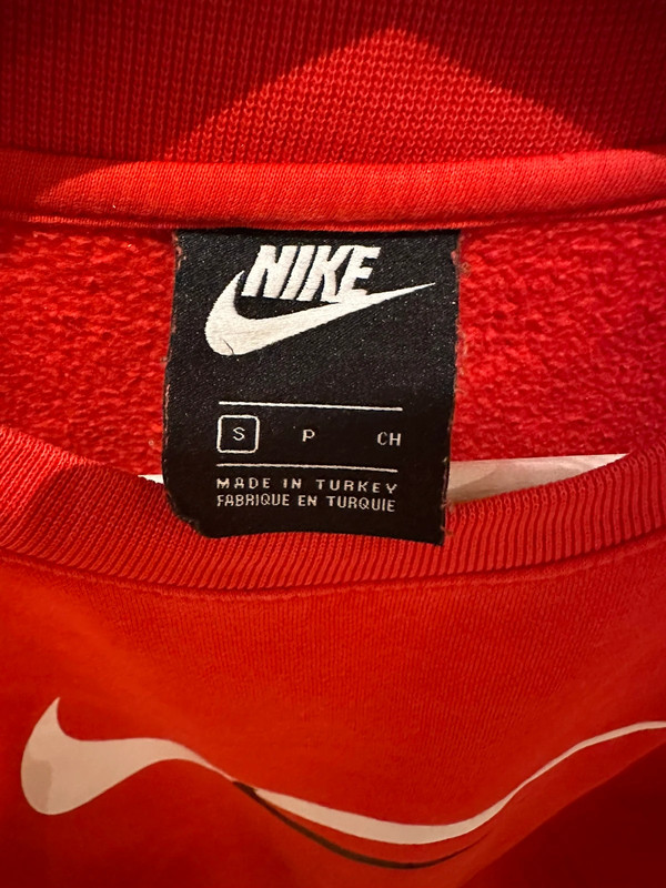 Nike trui rood 3