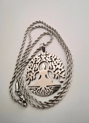 Pendentif Bouddha sous l'Arbre de Vie 100% acier inoxydable, brand: Cadeau, condizioni: Nuovo senza cartellino, €10.00, €11.20 include la Protezione acquisti