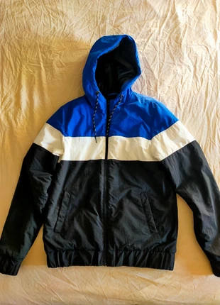 Blouson manteau bleu blanc noir, brand: Gémo, condition: Very good, size: S, €10.00, €11.20 includes Buyer Protection