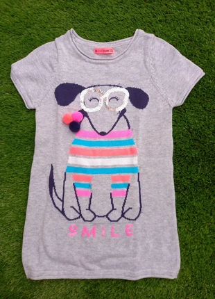 Vestido de punto de manga corta. Cool club., marque: Cool Club, état: Très bon état, taille: 5 ans / 110 cm, 5,00 €, 5,95 € Protection acheteurs incluse