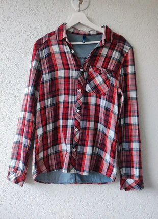 Chemise en carreaux d'homme, douce et chaude, marca: H&M Divided, estado: Muito bom, tamanho: S, €3.00, €3.85 inclui Proteção do Comprador