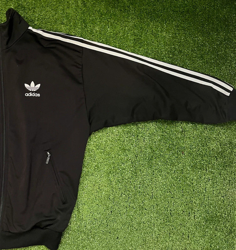 Track jacket Adidas Originals Vintage 90s Triple Line Black White Size S Vinted