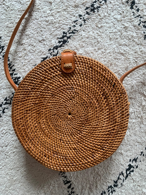 Panier osier sac à main sac bandoulière 2