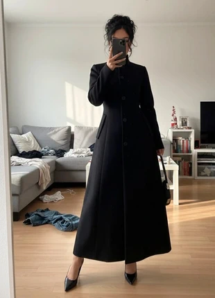 Manteau long noir chic à boutons, brand: boutique londonienne, condizioni: Ottime, taglia: S / IT 40 / EU 36, €104.90, €110.85 include la Protezione acquisti