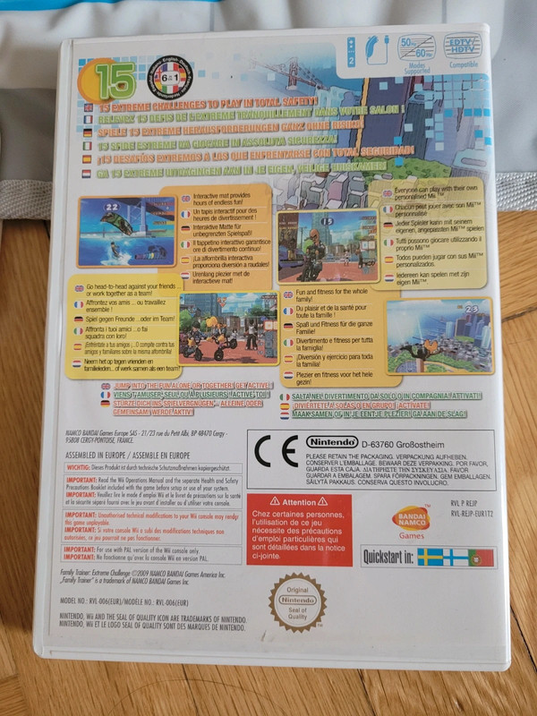 ② Family Trainer Extreme Challenge + mat — Jeux