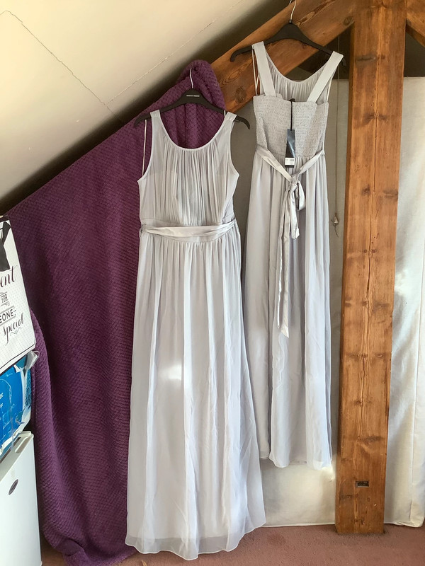 Dorothy perkins grey sales bridesmaid dress