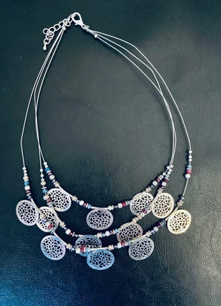 joli collier multirangs, brand: Skalli, condition: Very good, €5.00, €5.95 includes Buyer Protection