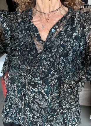 Blouse en crêpe de soie, marca: Valentine Gauthier, estado: Muito bom, tamanho: S / 36 / 8, €120.00, €126.70 inclui Proteção do Comprador