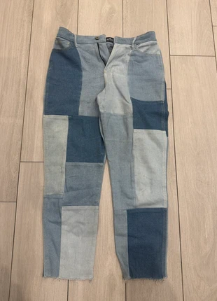 Vaqueros Hollister patchwork Y2K. Jeans mom fit retro 90s., marque: Hollister, état: Neuf sans étiquette, taille: M / 38 / 10, 11,90 €, 13,20 € Protection acheteurs incluse
