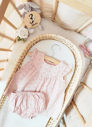 Robe et bloomer effet dentelle fille 3 mois petit bateau, brand: Petit Bateau, condizioni: Ottime, taglia: 3-6 mesi / 62 cm, €18.00, €19.60 include la Protezione acquisti Pro