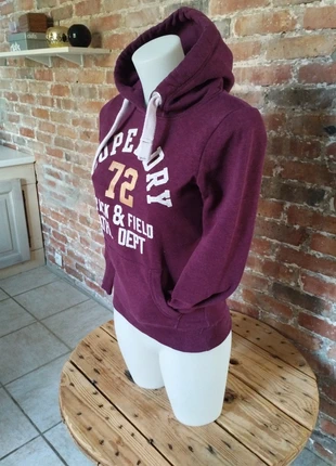 Sweat Superdry bordeaux/ violet Taille XS, marke: Superdry, zustand: Sehr gut, größe: XS / 34 / 6, 10,00 €, 11,20 € inklusive Vinted-Käuferschutz