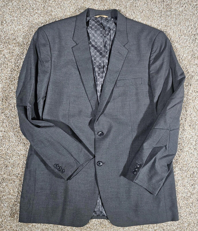 1926 Originals A Haggar Co Blazer 46l Gray 2 Button 1