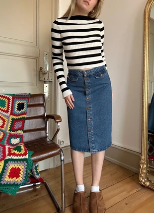 Jupe crayon en jean Zara, brand: Zara, condition: Very good, size: S / 36 / 8, €14.00, €15.40 includes Buyer Protection