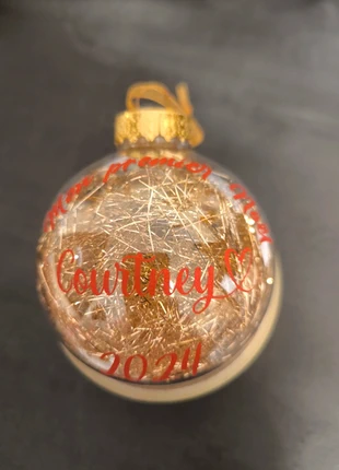 Boule de noël Personnalisée, staat: Nieuw zonder prijskaartje, € 9,99, € 11,19 inclusief Kopersbescherming