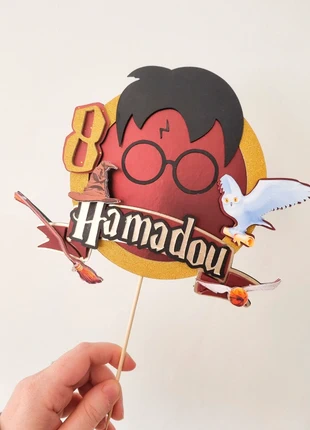 Topper cake Harry Potter , marke: custom_ton_moment, zustand: Neu, mit Etikett, größe: Einheitsgröße, 15,00 €, 16,45 € inklusive Vinted-Käuferschutz