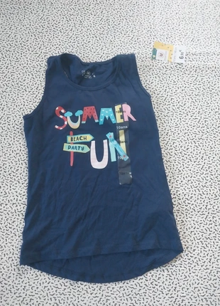Débardeur fille 10 ans “Summer Fun” neuf, marca: Super U, estado: Nuevo con etiquetas, tamaño: 10 años / 140 cm, 2,00 €, 2,80 € Protección al comprador incluida