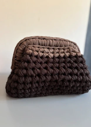Borsa clutch marrone handmade, marke: Mano, zustand: Neu, 25,00 €, 26,95 € inklusive Vinted-Käuferschutz