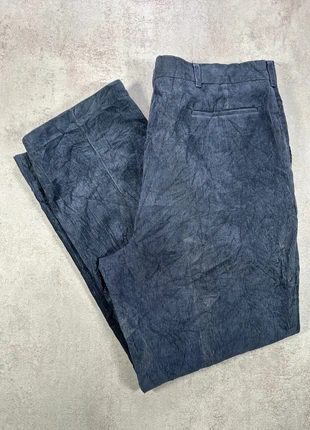 Pantalon En Velours Côtelé / Corduroy haggar bleu marine coupe ample taille W38 L30, merk: Vintage Dressing, staat: Heel goed, maat: W38 | FR 48, € 18,00, € 19,60 inclusief Kopersbescherming Pro