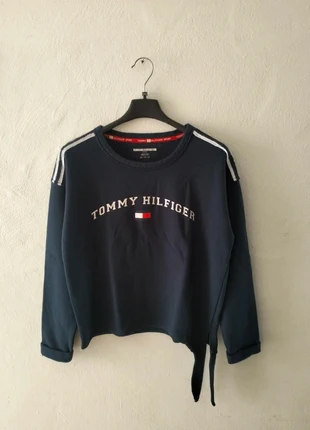 Felpa donna Tommy Hilfiger Sport blu navy – logo frontale ricamato (XS), marke: Tommy Hilfiger, zustand: Sehr gut, größe: XS / 34 / 6, 14,00 €, 15,40 € inklusive Vinted-Käuferschutz