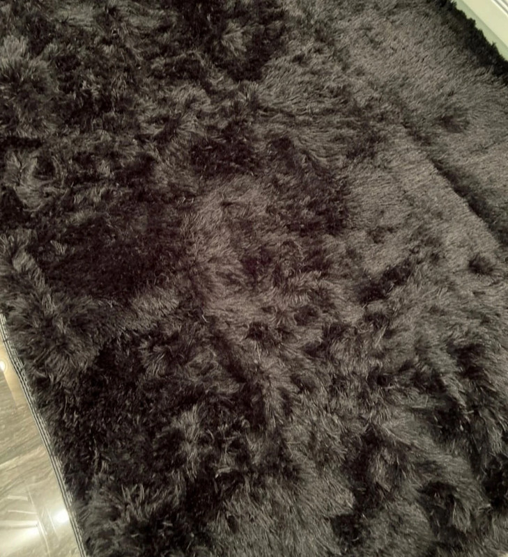 Carpet Black Large Rug 140x200 cm | Vinted