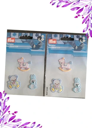 Loisirs Créatifs/ Couture/ Cricut Motif Brodé Thermocolant Jouet Doudou Bébé 2 a 3cm Lot de 2, marca: Prym, estado: Nuevo con etiquetas, 5,02 €, 5,97 € Protección al comprador incluida