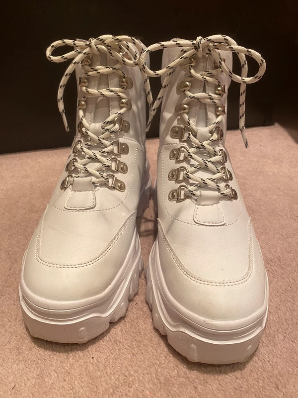 PLT white boots