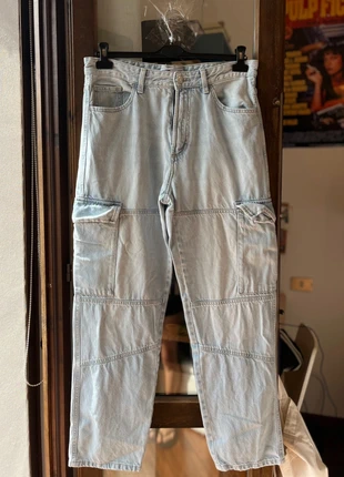 Jeans cargo da uomo, brand: Bershka, condizioni: Nuovo senza cartellino, taglia: M, €7.00, €8.05 include la Protezione acquisti