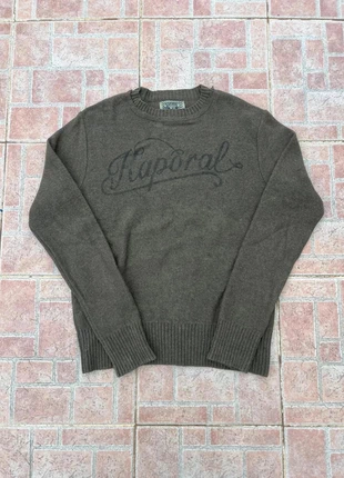 Pull vintage col rond Kaporal marron kaki 80%laine 90s 00s Y2k - Taille L, marque: Kaporal, état: Très bon état, taille: L, 20,00 €, 21,70 € Protection acheteurs incluse
