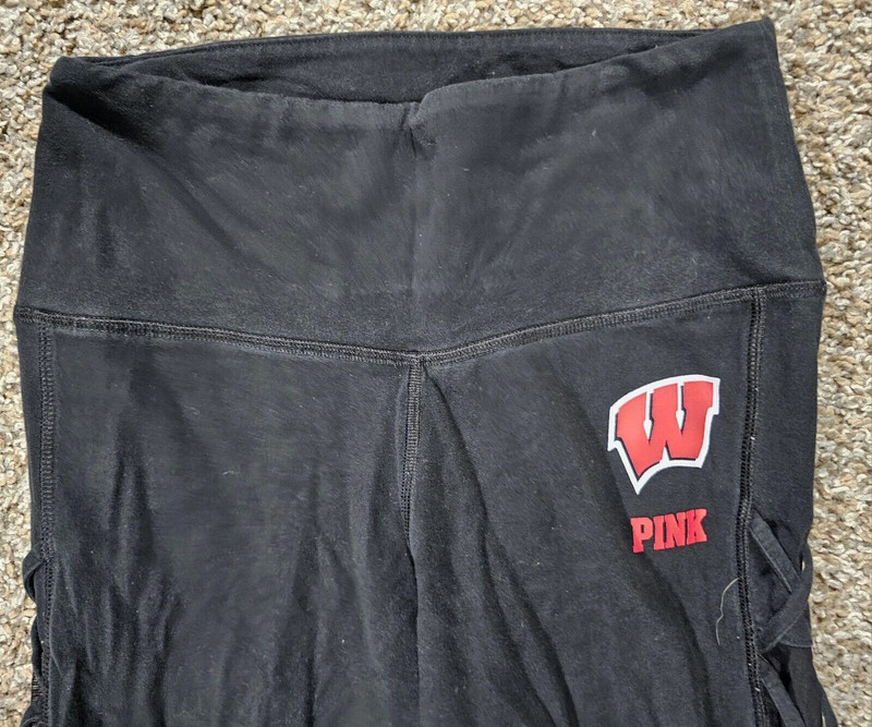 Victoria Secret Pink 5th & Oceans Wisconsin Badger Legging S 2