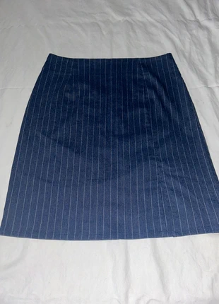 Jupe à rayures bleu marine, marque: Vintage Dressing, état: Très bon état, taille: L / 40 / 12, 5,00 €, 5,95 € Protection acheteurs incluse