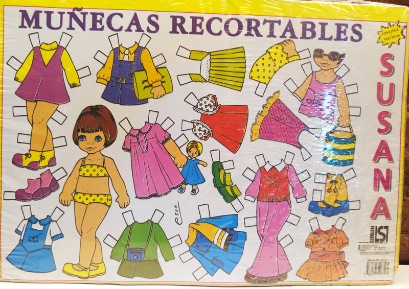 Muñecas recortables años 90 sales