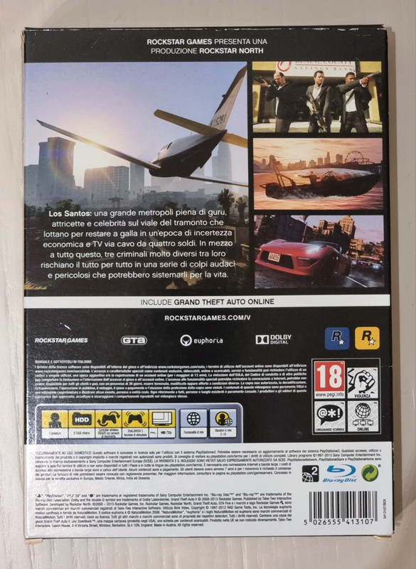 JOGO PLAYSTATION 3 - GRAND THEFT AUTO V SPECIAL ED. (GTA V) (3)