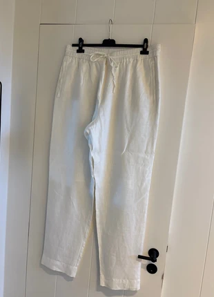 Linnen ecru broek COS - maat 44, marque: COS, état: Très bon état, taille: XXL / 44 / 16, 18,00 €, 19,60 € Protection acheteurs incluse