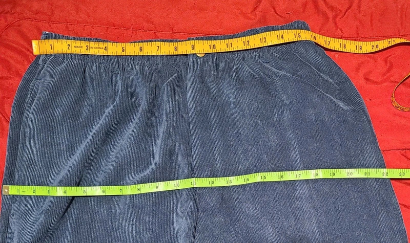 Men'S Vintage Stag Hill Haband Navy Corduroy Pants 38 Xs 5