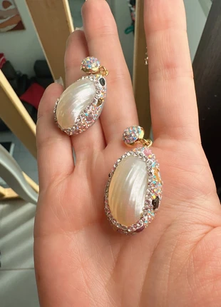 Boucles d’oreilles baroques en perles cultivées et strass faits main, zustand: Neu, 18,99 €, 20,64 € inklusive Vinted-Käuferschutz