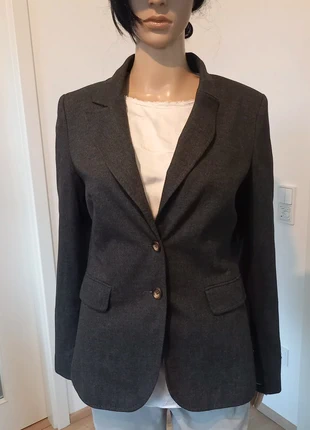 Grauer klassischer Blazer von oui in Größe 38, marque: Oui, état: Très bon état, taille: M / 38 / 10, 9,00 €, 10,15 € Protection acheteurs incluse