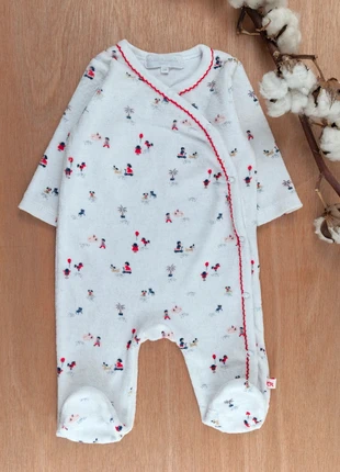 Pyjama grenouillère / velours / 3 mois 60 cm / Cadet Rousselle, marque: Cadet Rousselle, état: Très bon état, taille: 1-3 mois / 56 cm, 5,00 €, 5,95 € Protection acheteurs (Pro) incluse