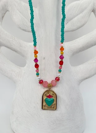 Handgemaakte kralen ketting, marca: Di Lovina, estado: Nuevo con etiquetas, 11,95 €, 13,25 € Protección al comprador Pro incluida