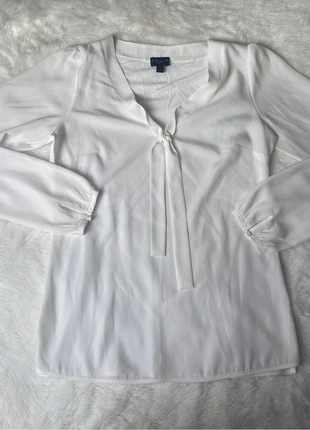 Chemisier Blanc Cyrillus, marke: Cyrillus, zustand: Sehr gut, größe: S / 36 / 8, 15,00 €, 16,45 € inklusive Vinted-Käuferschutz