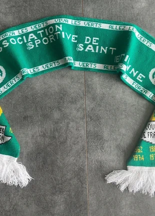 Écharpe Collector Association Sportive St Etienne verte, marque: Vintage Dressing, état: Très bon état, 30,00 €, 32,20 € Protection acheteurs incluse
