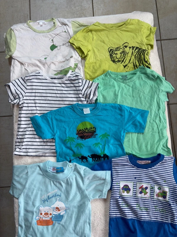 Lots de 7 t-shirt garçon - photo numéro 2