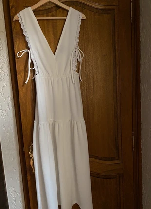 Robe blanche dentelle , marca: ASOS, estado: Novo sem etiquetas, tamanho: XS / 34 / 6, €19.50, €21.18 inclui Proteção do Comprador