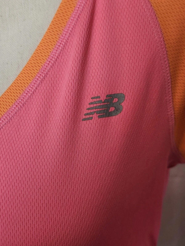 New Balance Women'S Athletic Top Medium Pink/Orange 2