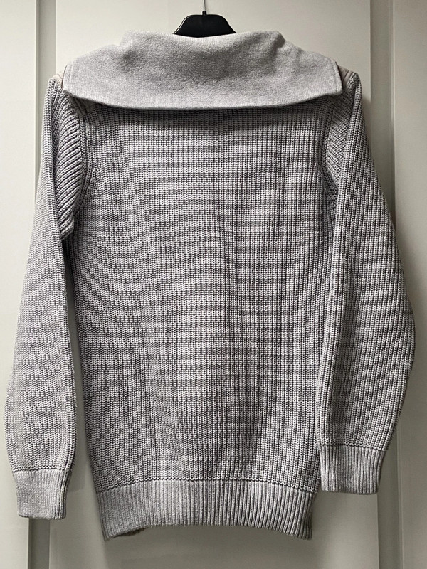 Pull gris camionneur col cheminée JULES taille L 5