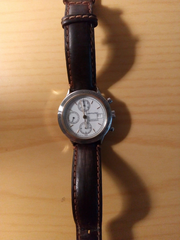 Hamilton cronografo acciaio uomo automatico ref. 9960