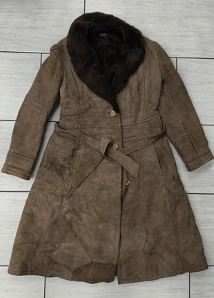 Rare Vintage 70s Le Mouton Shearling Coat | Strong And Fisher Woolskins | Long Style, merk: Le Mouton, staat: Heel goed, maat: S / 36 / 8, € 84,99, € 89,94 inclusief Kopersbescherming