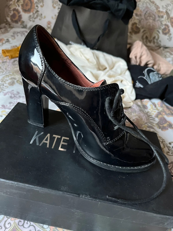 Kate spade cheap black patent shoes