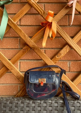 Borsa Piccola Vintage In pelle Blu, staat: Nieuw zonder prijskaartje, € 12,50, € 13,83 inclusief Kopersbescherming